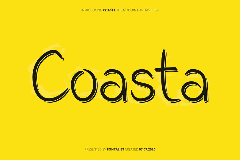 Coasta Schriftart