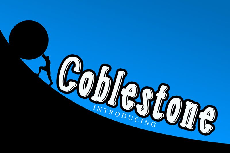 Cobblestone الخط