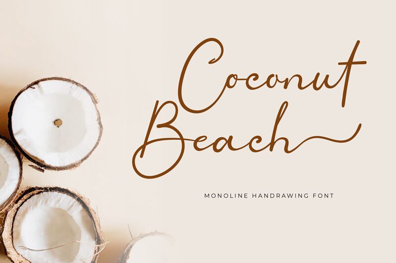 Coconut Beach Шрифт