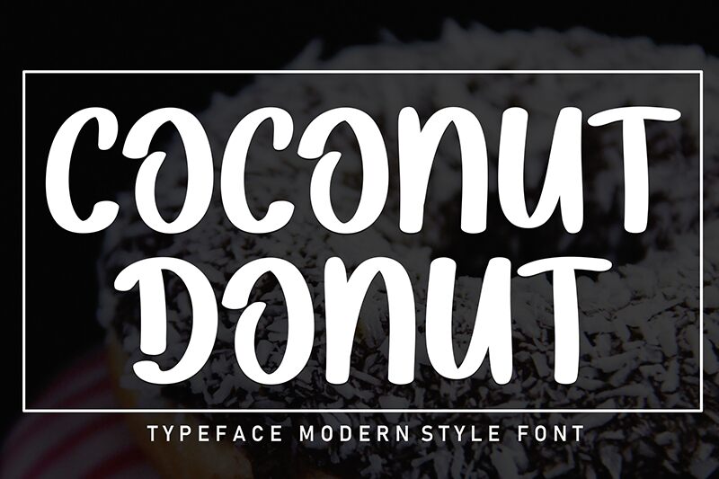 Coconut Donut Schriftart