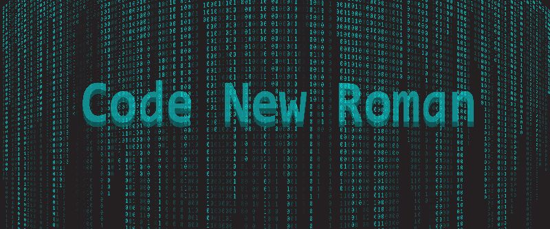 Code New Roman Schriftart