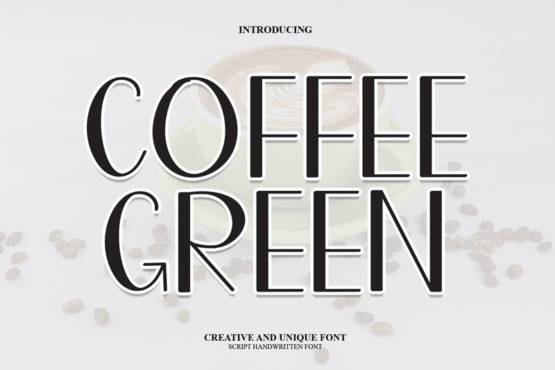 Coffee Green Czcionka