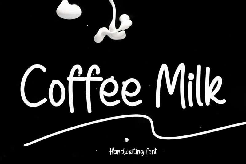 Coffee Milk Schriftart