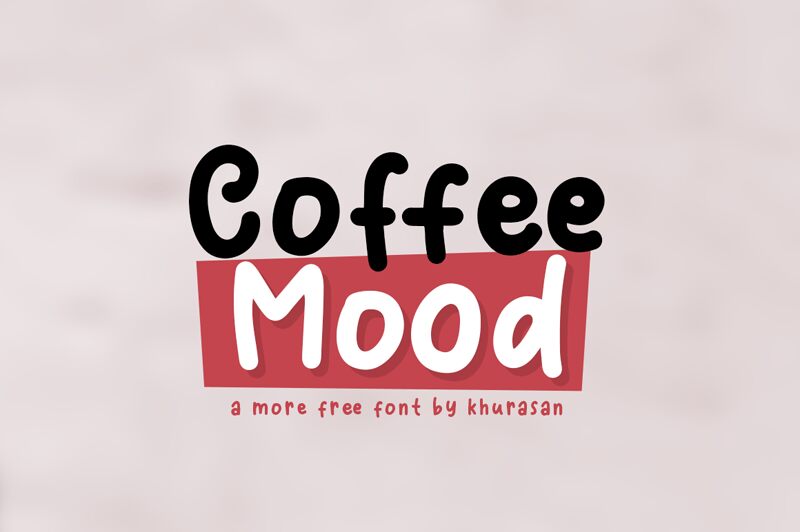 Presentación y muestra visual de la fuente Coffee Mood