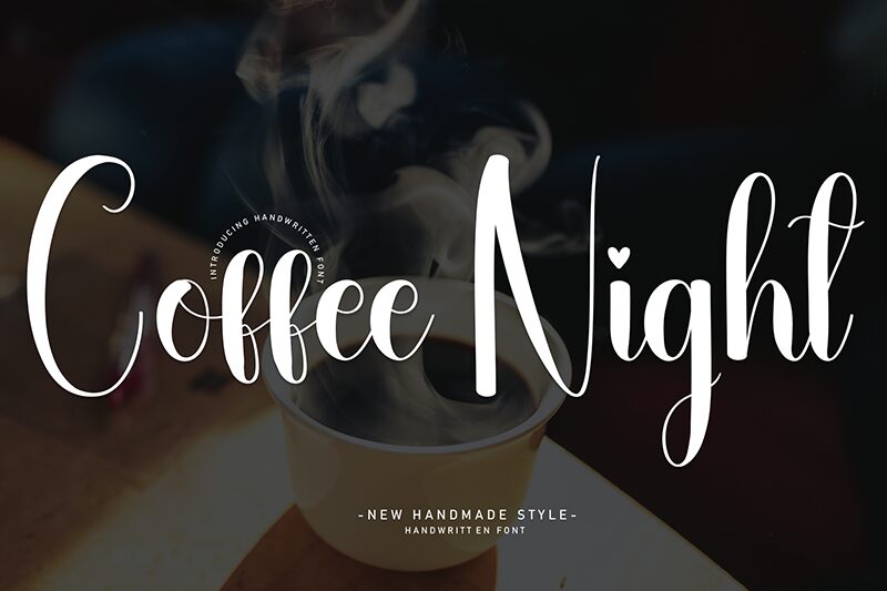 Coffee Night 字体