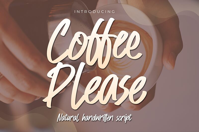 Coffee Please Schriftart