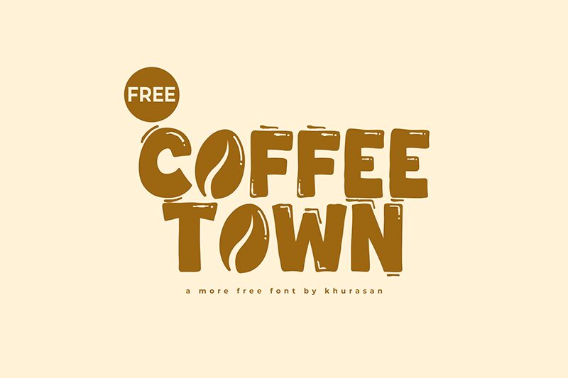 Coffee Town Czcionka