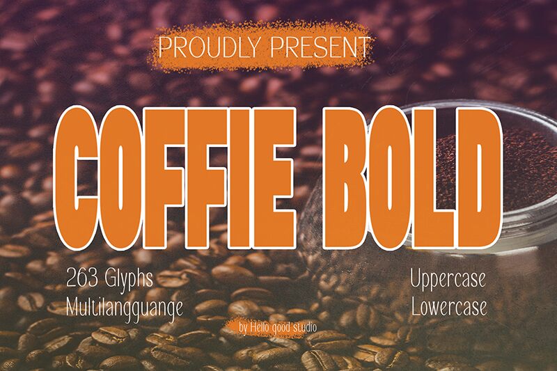 Coffie Bold Schriftart