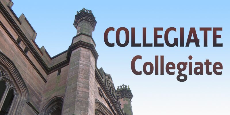 Collegiate الخط