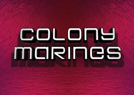 Colony Marines Czcionka