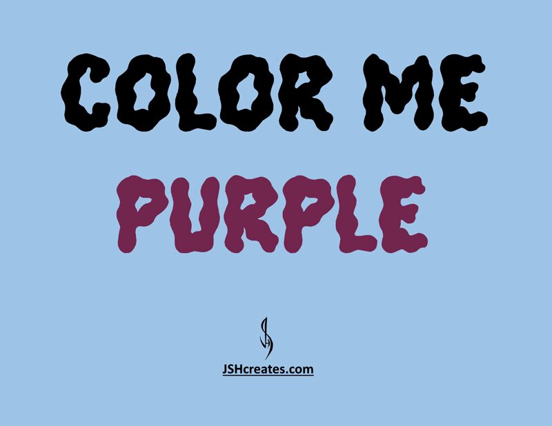 Color Me Purple Font 