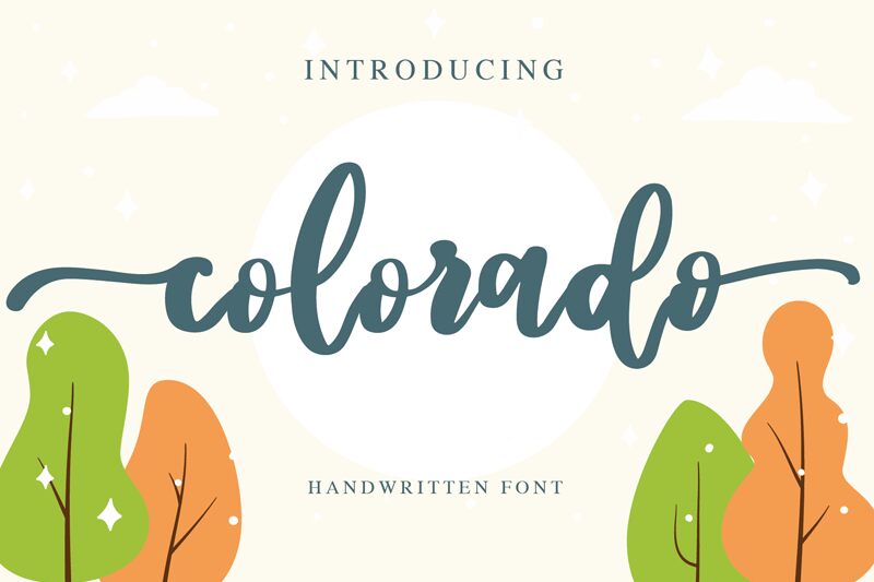 Colorado Schriftart