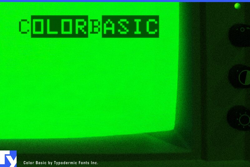 Color Basic Schriftart
