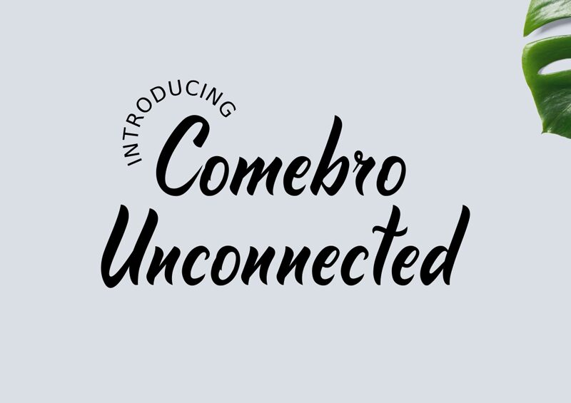 Comebro Unconnected Font