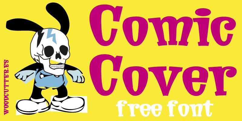 Comic Cover Schriftart