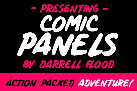 Comic Panels Schriftart