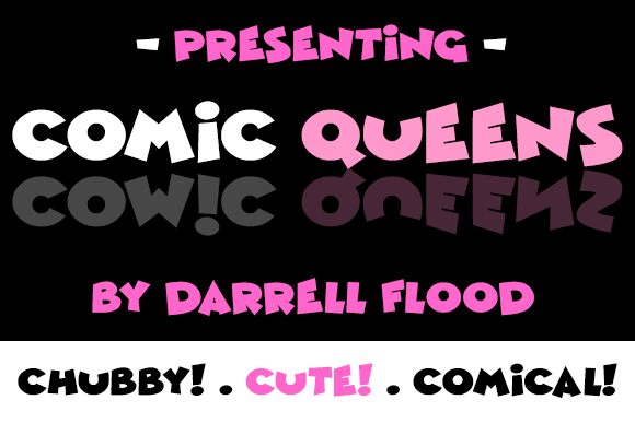 Comic Queens Schriftart