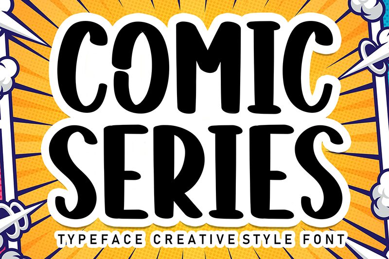 Comic Series Schriftart