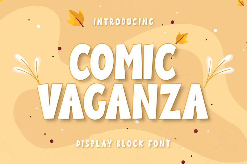 Comic Vaganza Druh písma