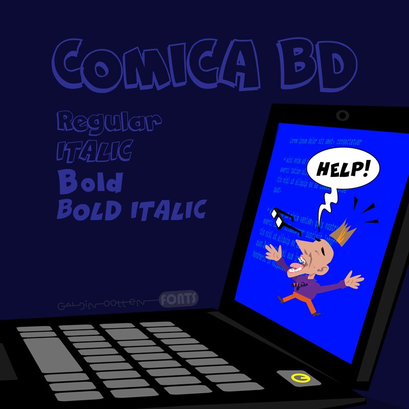 Comica BD Schriftart