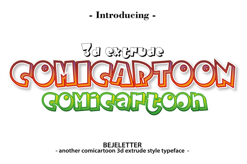 Comicartoon Czcionka