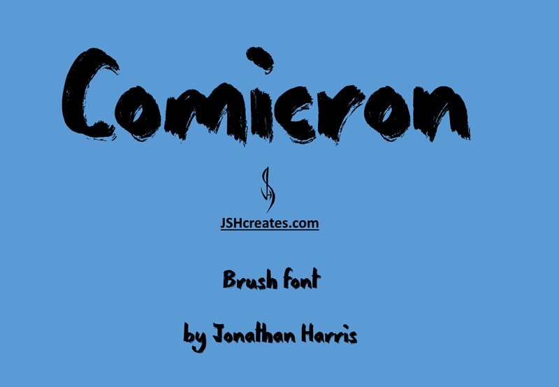 Comicron Schriftart