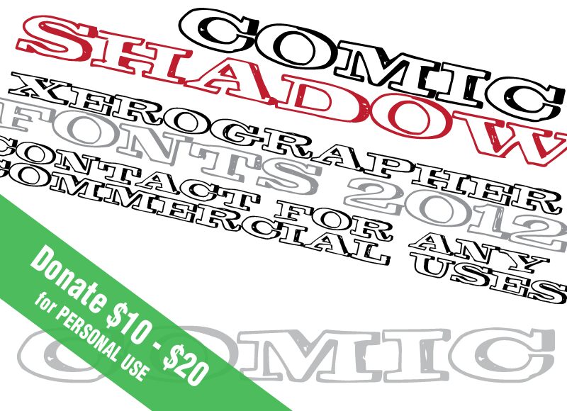 ComicShadow Carattere