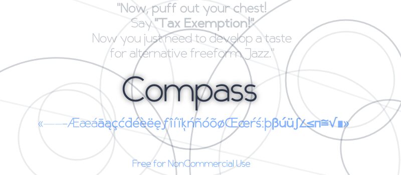 Compass Schriftart