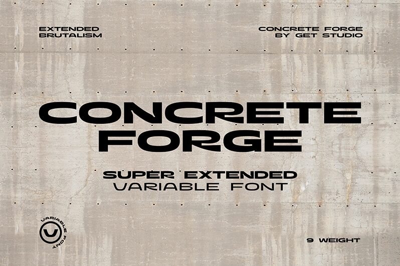 Concrete Forge Schriftart