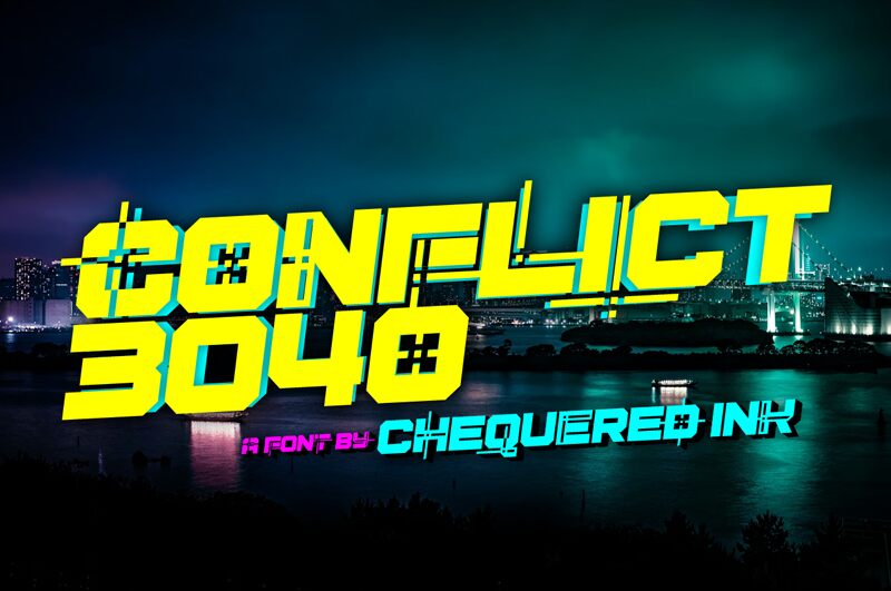 Conflict 3040 Schriftart
