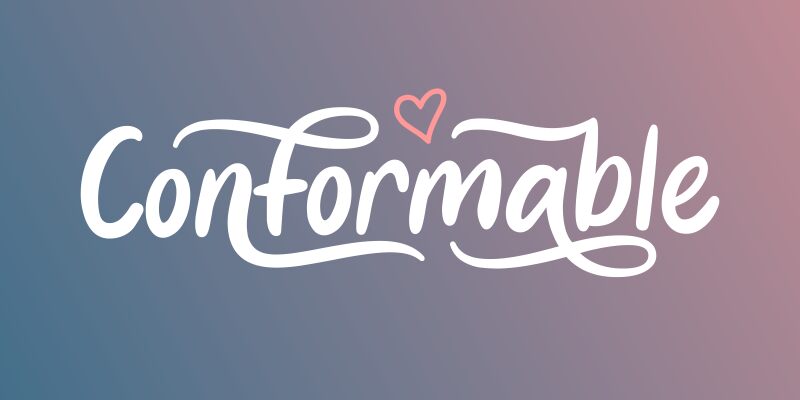 Conformable Schriftart