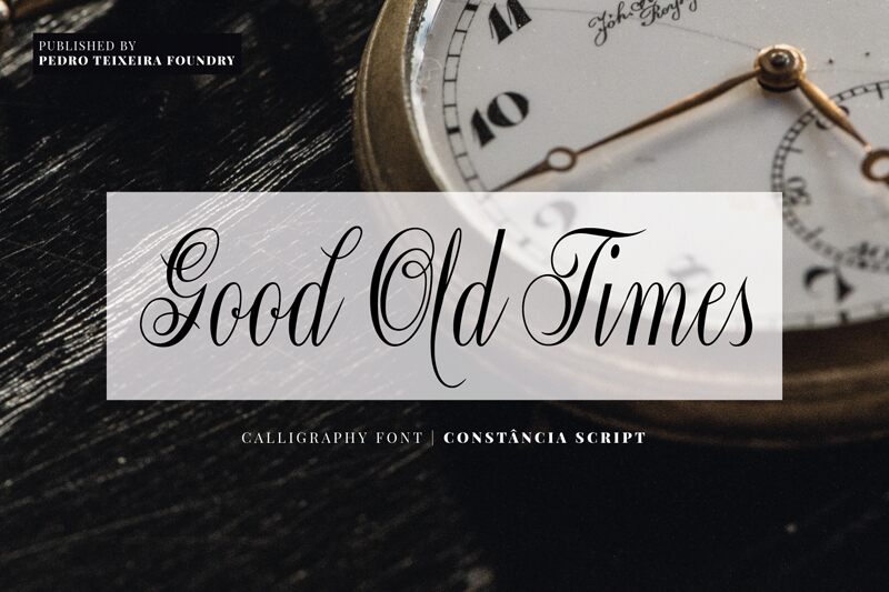 Constancia Script Czcionka