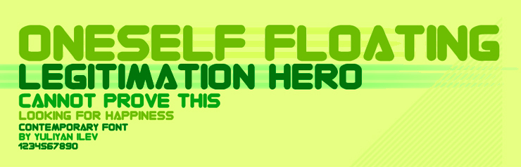 Contemporary Schriftart