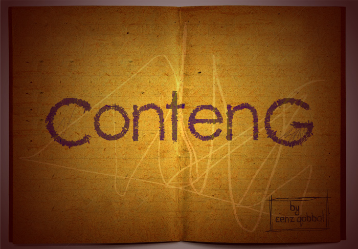 ContenG Schriftart