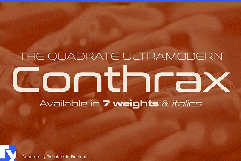 Conthrax Schriftart