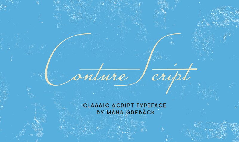 Conture Script Schriftart