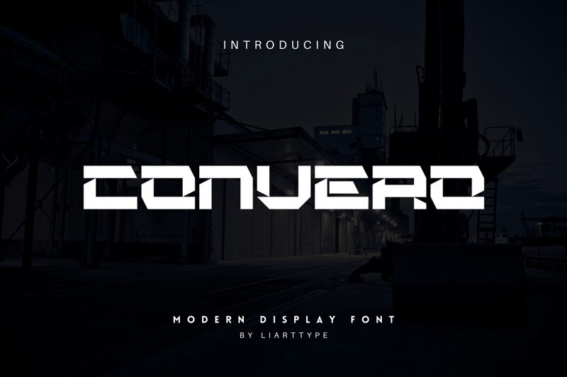 CONVERO Schriftart