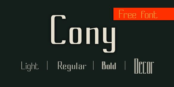 Cony Schriftart