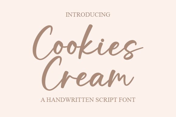 Cookies Cream Carattere