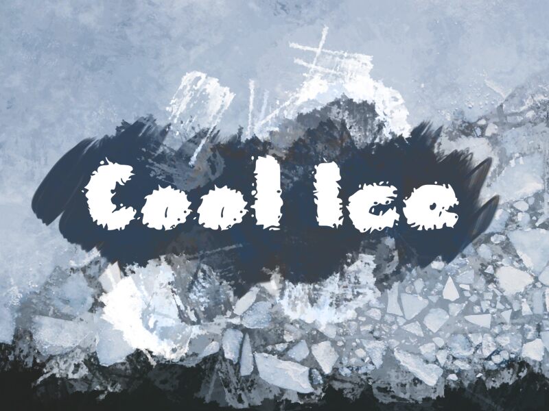 c Cool Ice Czcionka