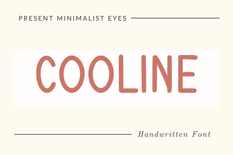 COOLINE Schriftart