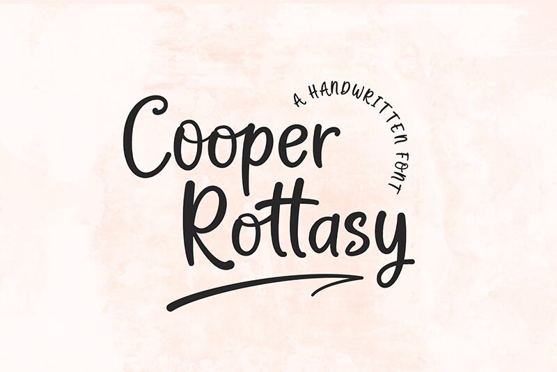 Cooper Rottasy Czcionka