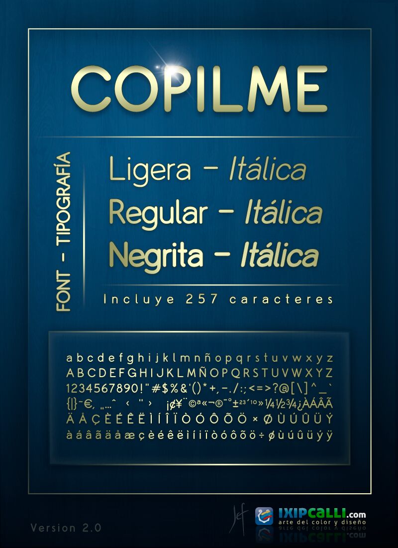 Copilme Schriftart
