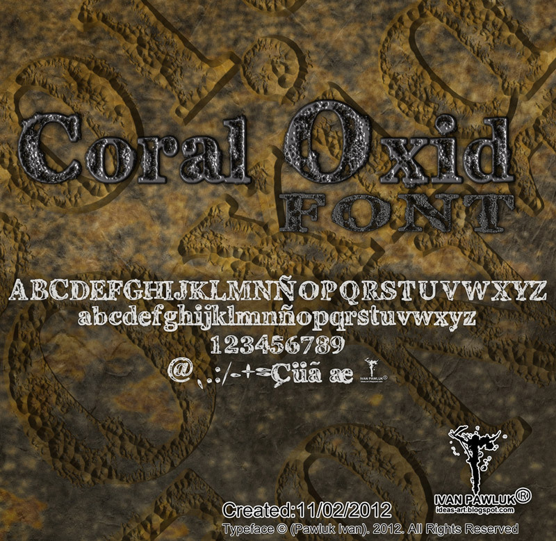 Coral Oxid Schriftart