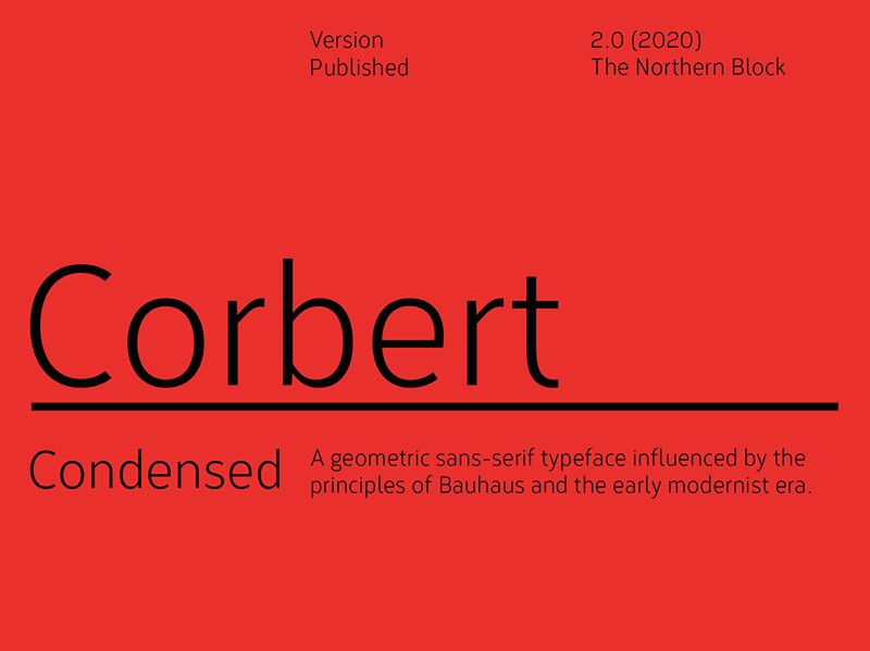 Corbert Schriftart