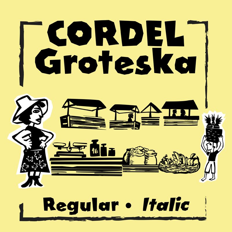Cordel Groteska Шрифт