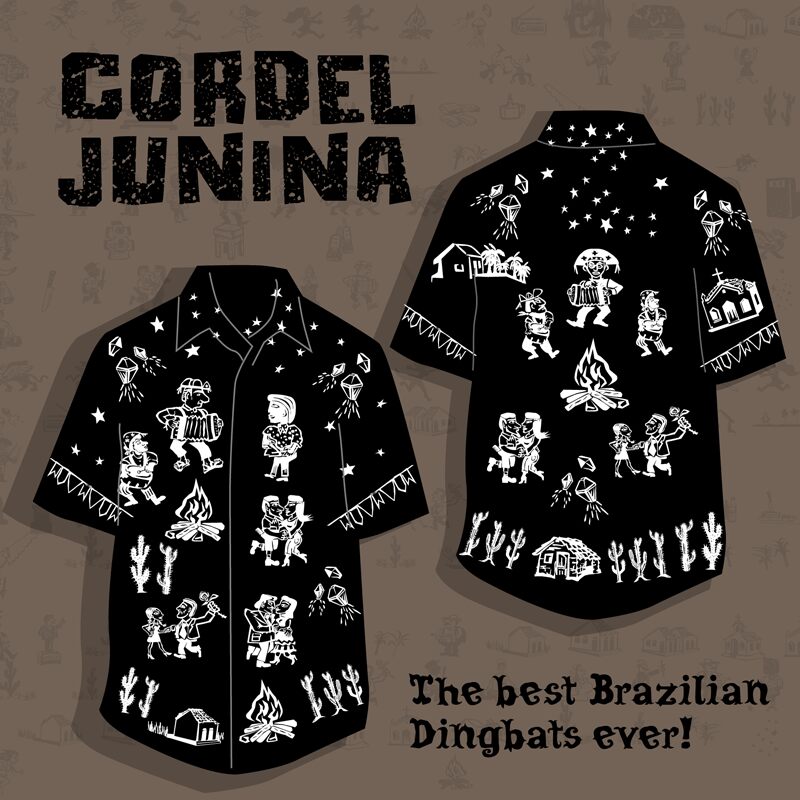 Cordel Junina Regular — Prezentace písma