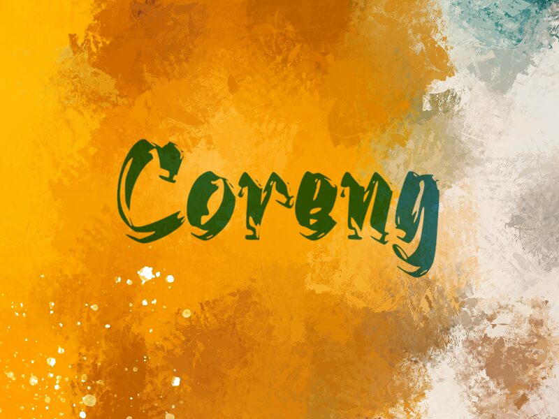 c Coreng Schriftart