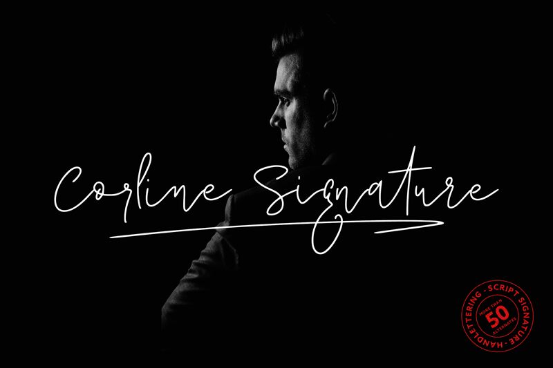 Corline Signature Шрифт