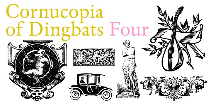 Cornucopia of Dingbats Four Schriftart